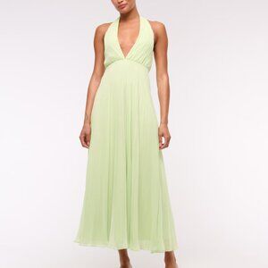 The A&F Giselle Halter Maxi Dress